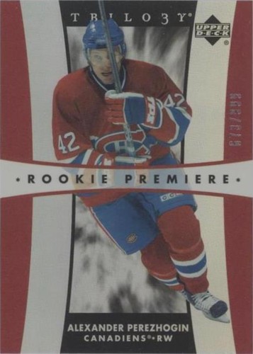 2005-06 Upper Deck Trilogy - Alexander Perezhogin #194