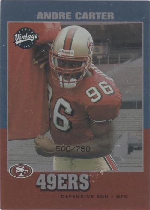 2001 Upper Deck Rookie F/X Andre Carter #231
