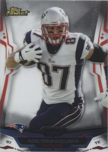 2014 Topps Finest Rob Gronkowski #53