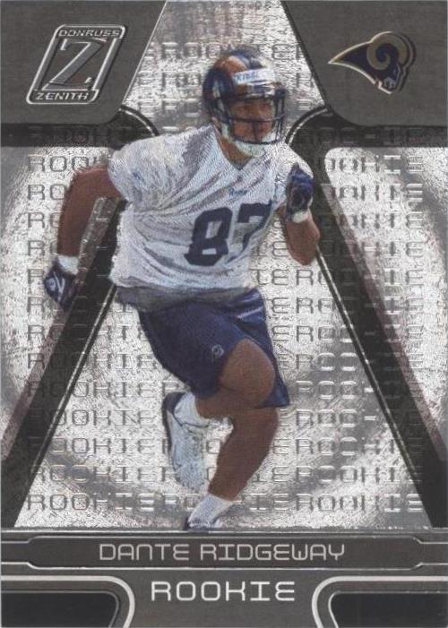 2005 Donruss Zenith Dante Ridgeway #116