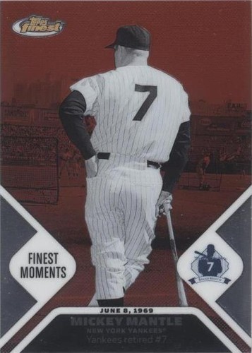 2006 Topps Finest - Mickey Mantle #MMFM9