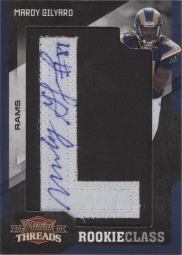 2010 Panini Threads Mardy Gilyard #187