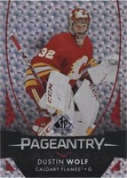 2023-24 Sp Authentic - Dustin Wolf #P-77
