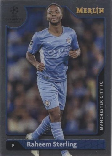 2021-22 Topps Merlin Collection Chrome UCL Raheem Sterling #62