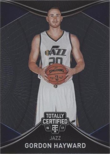 2016-17 Panini Totally Certified - Gordon Hayward #62