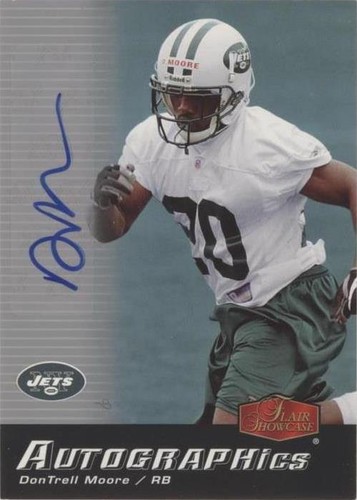 2006 Flair Showcase DonTrell Moore #AU-DM