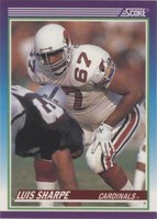 1990 Score Luis Sharpe #445