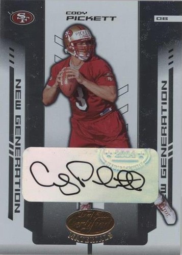 2004 Leaf Certified Materials Cody Pickett #163