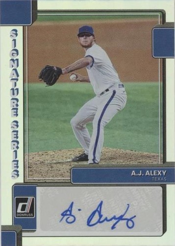 2022 Panini Donruss - A.J. Alexy #SS-AA