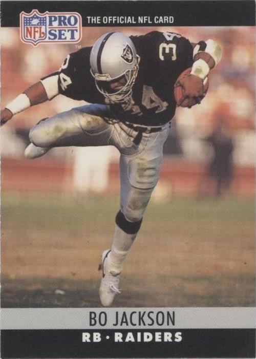 Juego profesional Bo Jackson #155 1990