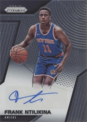 2017 Panini Prizm #275 Blue Ice Prizm Frank Ntilikina Rookie RC