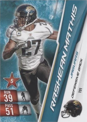 2010 Adrenalyn XL Rashean Mathis #191