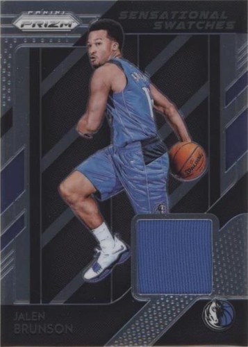 Jalen Brunson Rare Blue REFRACTOR Prizm All-American Card
