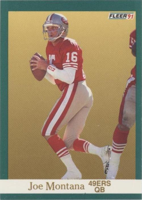 Fleer Joe Montana #360 1991