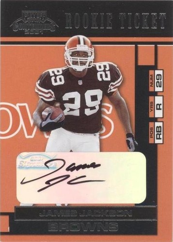 2001 Playoff Contenders James Jackson #135
