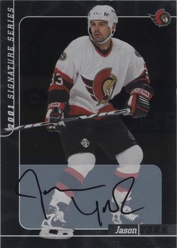 2000-01 In the Game Be A Player Signature Series - Jason York #148
