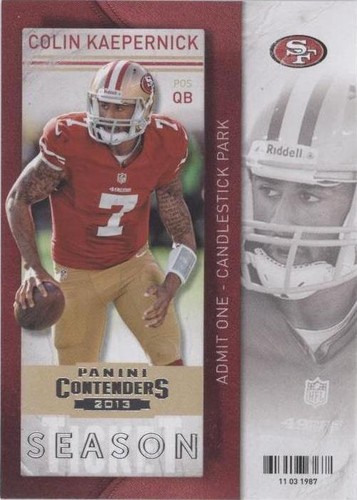 2013 Panini Contenders Colin Kaepernick #1