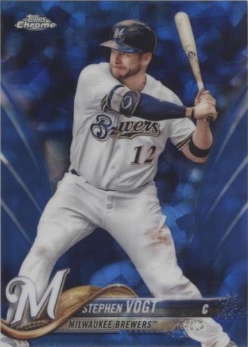 2018 Topps Chrome Sapphire Edition - Stephen Vogt #438