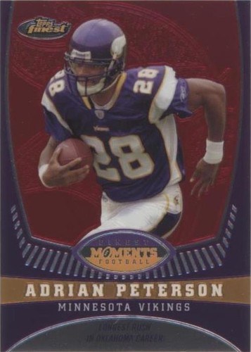 2008 Topps Finest Adrian Peterson #AP12