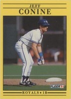 1991 Fleer - Jeff Conine #553
