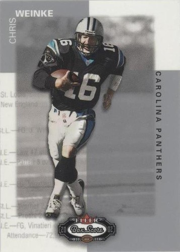 2002 Fleer Box Score Chris Weinke #65