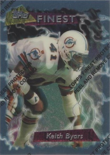 1995 Topps Finest Keith Byars #58