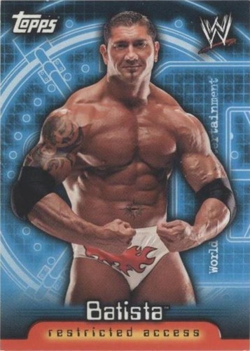 2006 Topps WWE Insider Restricted Access - Batista #37