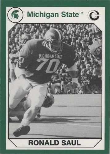 1990 Collegiate Collection Michigan State Spartans Ron Saul #21