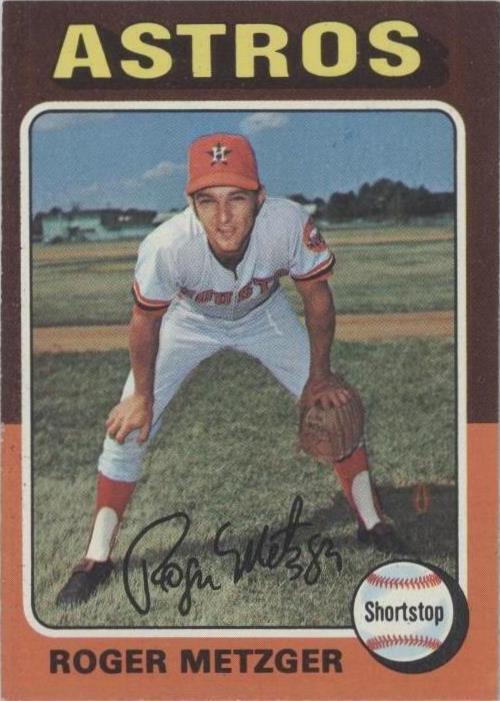 1975 Topps - Roger Metzger #541