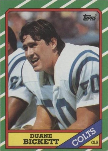 Duane Bickett Trading Cards