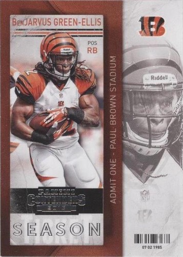 2013 Panini Contenders BenJarvus Green-Ellis #10