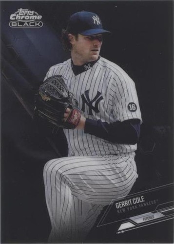 2021 Topps Chrome Black - Gerrit Cole #3