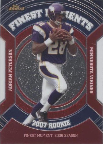 2007 Topps Finest Adrian Peterson #RFM-AP