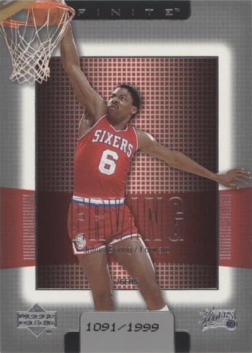 2003-04 Upper Deck Finite - Julius Erving #140