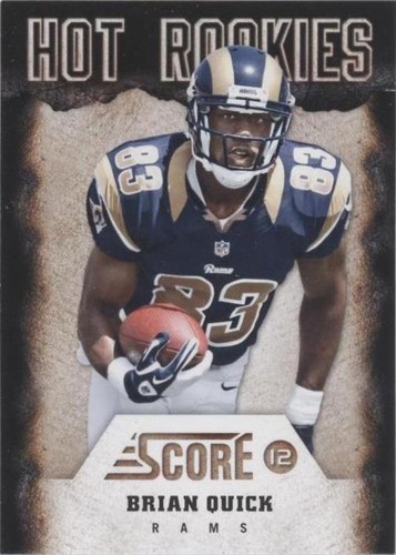 2012 Score Brian Quick #12