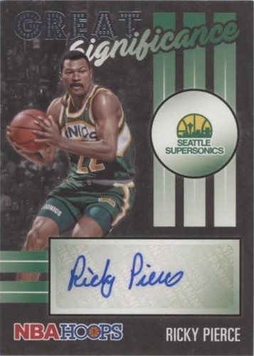 2020-21 Panini NBA Hoops - Ricky Pierce #GS-RPI