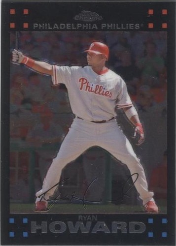 2007 Topps Chrome - Ryan Howard #121
