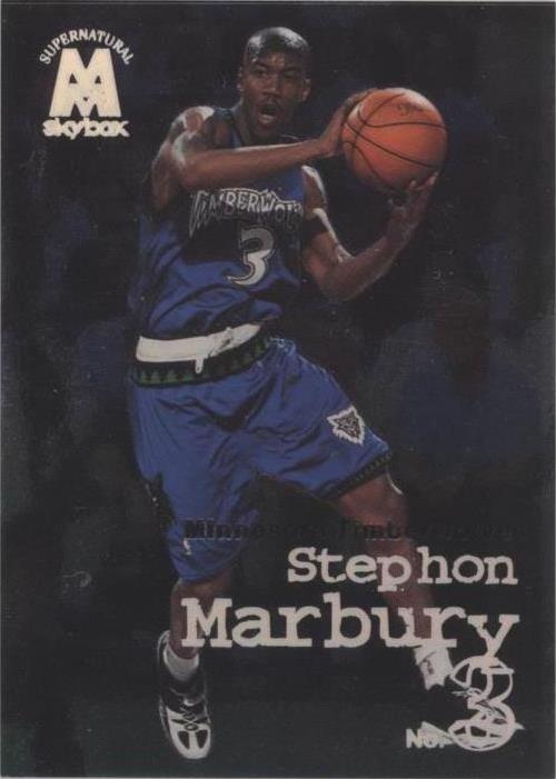 Skybox 1998-99 metal fundido - Stephon Marbury #143