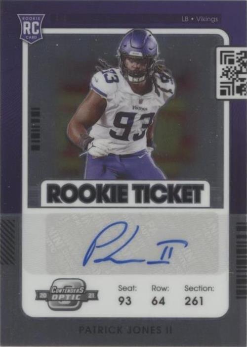 2021 Panini Contenders Optic Patrick Jones II #173