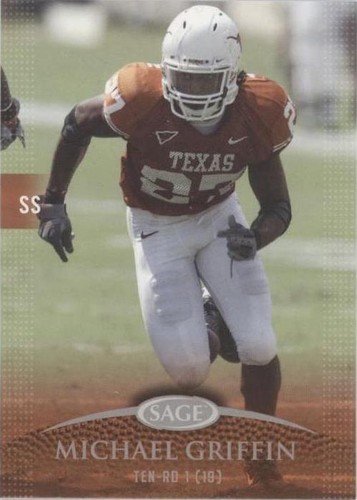 2007 SAGE Autographed Football Michael Griffin #21