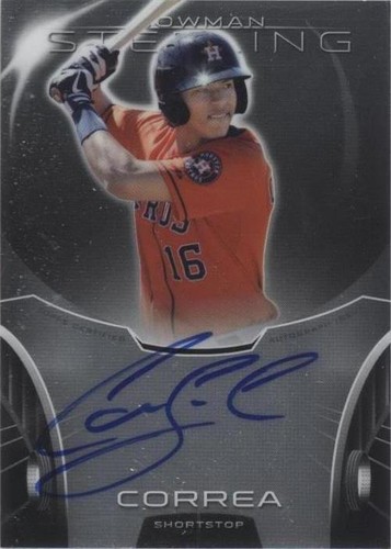 その他 CARLOS CORREA bowman refractor auto 2013 2015 BOWMAN CHROME CARLOS CORREA 12CT W/ 5 REFRACTORS