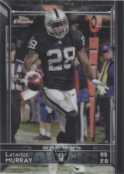 2015 Topps Chrome Latavius Murray #89