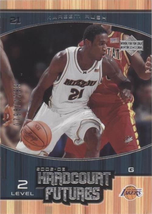 2002-03 Upper Deck Hardcourt - Kareem Rush #127