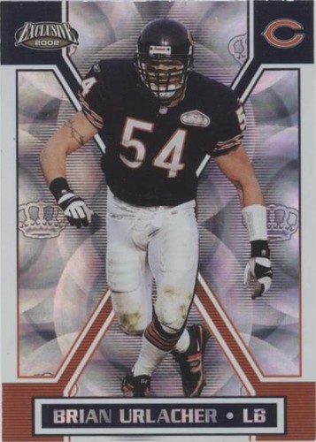 2002 Pacific Exclusive Brian Urlacher #34