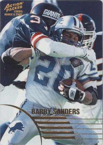 1995 Action Packed Rookies & Stars Barry Sanders #12