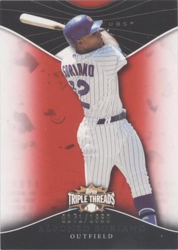 2009 Topps Triple Threads - Alfonso Soriano #4