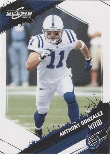 2009 Score Anthony Gonzalez #123