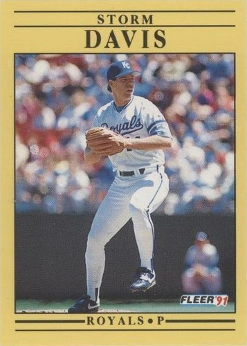 1991 Fleer - Storm Davis #556
