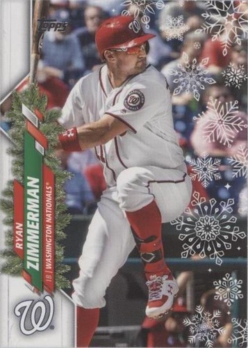 2020 Topps Holiday - Ryan Zimmerman #HW126