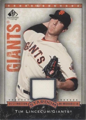 2008 SP Legendary Cuts - Tim Lincecum #DS-TL